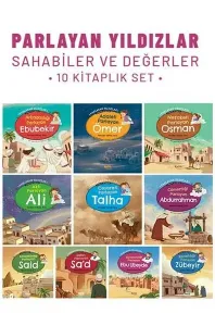 Parlayan Yıldızlar - Sahabiler ve Değerler (10 Kitap Set)