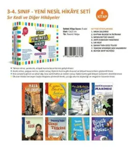 3.ve 4. Sınıf Yeni Nesil Hikaye Seti - Kırmızı