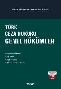 Türk Ceza Hukuku Genel Hükümler