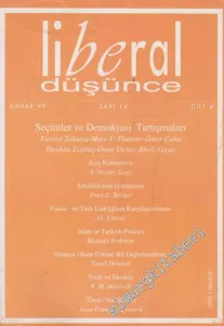 Liberal Düşünce - Üç Aylık Dergi - Dosya: Seçimler ve Demokrasi Tartışmaları - Sayı: 14  4    Bahar 1999