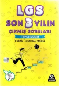 Örnek Akademi LGS Tıpkı Basım Son 3 Yılın Çıkmış Soruları 2021 KAMP. YENİ