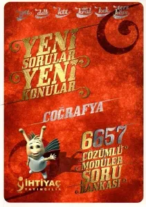 KPSS Coğrafya 6657 Çözümlü Modüler Soru Bankası