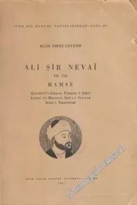 Ali Şir Nevai, Cilt 3: Hamse -
