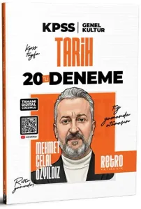 Retro Yayıncılık 2026 KPSS Tarih Genel Kültür 20'li Deneme