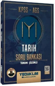 Yediiklim Yayınları KPSS AGS Tarih Tamamı Çözümlü Soru Bankası