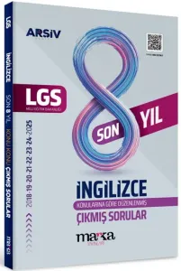Marka Yayınları 8. Sınıf LGS İngilizce Konu Konu 8 Yıl Çıkmış Sorular