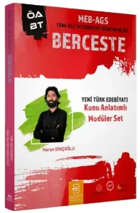 Berceste Akademi 2025 MEB AGS ÖABT Yeni Türk Edebiyatı Konu Anlatımlı