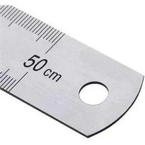 KRAF ÇELİK CETVEL  50 CM INCH ÖLÇÜLÜ 550G