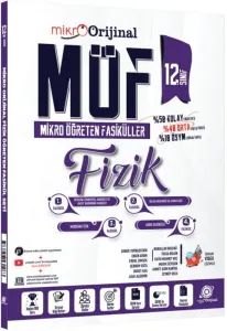 Orijinal Mikro 12. Sınıf Fizik MÖF Mikro Öğreten 4 lü Fasikül Seti