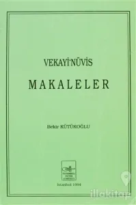 Vekayi'nüvis Makaleler