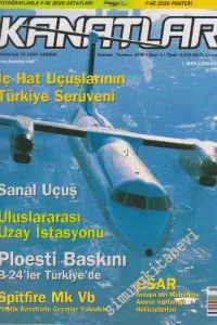 Kanatlar Havacılık ve Uzay Dergisi - Dosya: İç Hat Uçularının Türkiye Serüveni - Sayı: 1    1  Haziran - Temmuz  2002