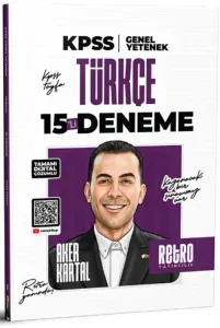 Retro Yayıncılık 2026 KPSS Türkçe Genel Yetenek 15'li Deneme