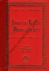 İman ve Küfür Muvazeneleri - Orta Boy - Sırtı Deri - Ciltli Kitap