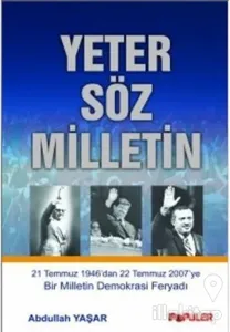 Yeter Söz Milletin