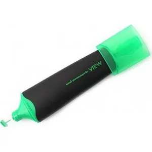 UNİ PROMARK HIGHLIGHTER VİEW 5mm.FOSFORLU KALEM-Yeşil