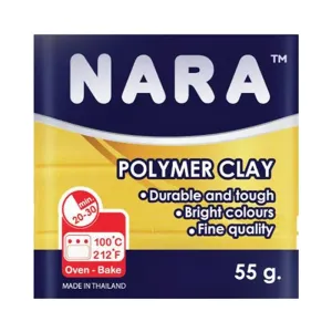 NARA POLYMER CLAY 55gr.HONEY YELLOW ( Polimer Kil )