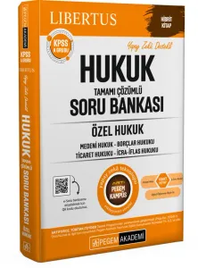 Pegem Yayınları 2026 KPSS A Grubu Hukuk Özel Hukuk Libertus Soru Bankası Çözümlü