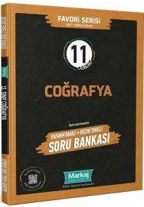 Markaj Yayınları 11. Sınıf Favori Serisi Coğrafya Kazanım Odaklı Beceri Temelli Soru Bankası