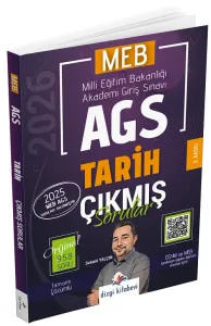 Dizgi Kitap Yayınları 2026 MEB-AGS Tarih Çıkmış Sorular Çözümlü