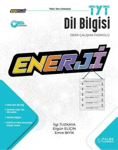 Palme Yayınları TYT Dil Bilgisi Enerji Ders Çalışma Fasikülü