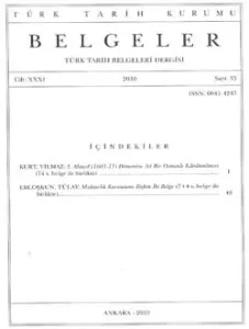 Belgeler 35. Sayı