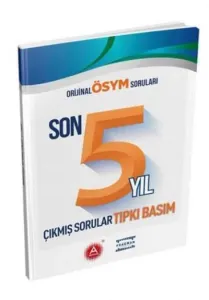 A Yayınları TYT Son 5 Yıl Çıkmış Sorular Tıpkı Basım-YENİ