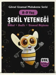 Dahi Olacak Çocuk 8-9 Yaş Şekil Yeteneği Görsel Uzamsal Muhakeme Serisi