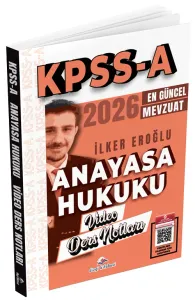 Dizgi Kitap Yayınları 2026 KPSS A Grubu Anayasa Hukuku Video Ders Notları