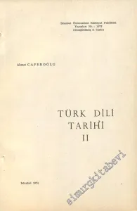 Türk Dili Tarihi Cilt: 2 -