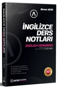 YDS İngilizce Ders Notları English Grammar