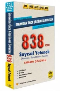 Tasarı Sınavdan Önce Çözülmesi Gereken Tamamı Çözümlü Sayısal 838 Soru-YENİ