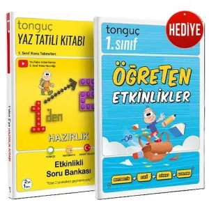 Tonguç Akademi 1. Sınıf 1 den 2 ye Tüm Dersler Hazırlık Kitabı