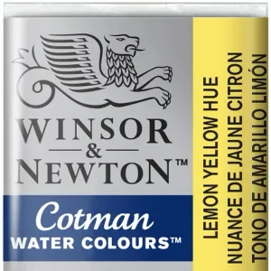 Winsor & Newton Cotman Sulu Boya Yarım Tablet Lemon Yellow Hue 346
