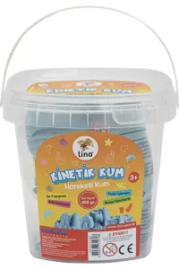 LİNO KİNETİK KUM 500 GR MAVİ KOVA