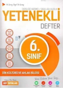DDY Yayınları 6. Sınıf Yetenekli Din Kültürü ve Ahlak Bilgisi Defter DDY