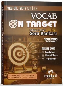 Modadil Yayınları YKSDİL İngilizce VOCAB ON TARGET Kelime ve Edat Soru Bankası