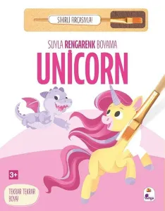 SUYLA RENGARENK BOYAMA UNİCORN