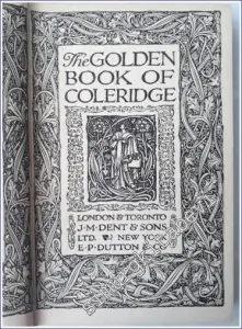Poetry and the Drama : The Golden Book of Coleridge -        1919