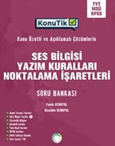 Okyanus Yayınları TYT KPSS Tüm Adaylar İçin Ses Bilgisi Yazım Kuralları Noktalama İşaretleri KonuTik Soru Bankası