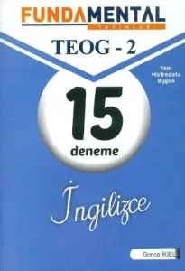 Fundamental 8. Sınıf TEOG 2 İngilizce 15 Deneme