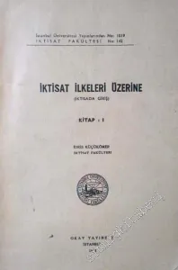 İktisat İlkeleri Üzerine  -