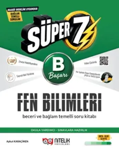 Nitelik Yayınları 7. Sınıf Fen Bilimleri B Beceri ve Bağlam Temelli Soru Kitabı