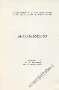 Anayasa Sözlüğü -        1986