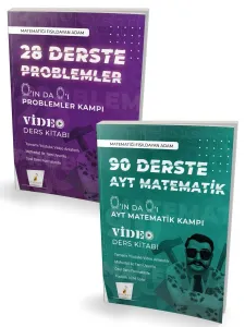 0'ın da 0'ı 28 Derste Problemler ve 90 Derste AYT Matematik Kampı Video Ders Kitabı Seti