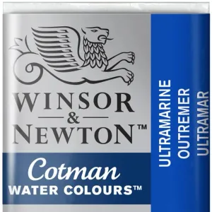 Winsor & Newton Cotman Sulu Boya Yarım Tablet Ultramarine 660