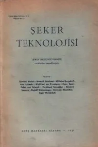Şeker Teknolojisi