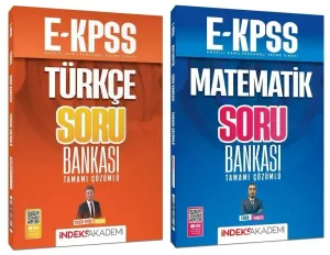 İndeks Akademi 2026 EKPSS Türkçe ve Matematik Soru Bankası 2'li Set