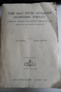 Türk Milli Eğitim Sisteminde Düzenleme Teşkilatı