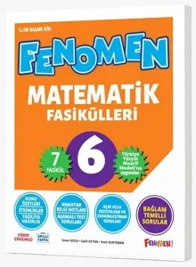 Fenomen Okul Yayınları 6. Sınıf Matematik Fenomen Maarif Modeli 7 Fasikül Set