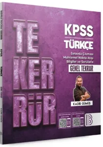 Benim Hocam KPSS Türkçe Tekerrür Genel Tekrar